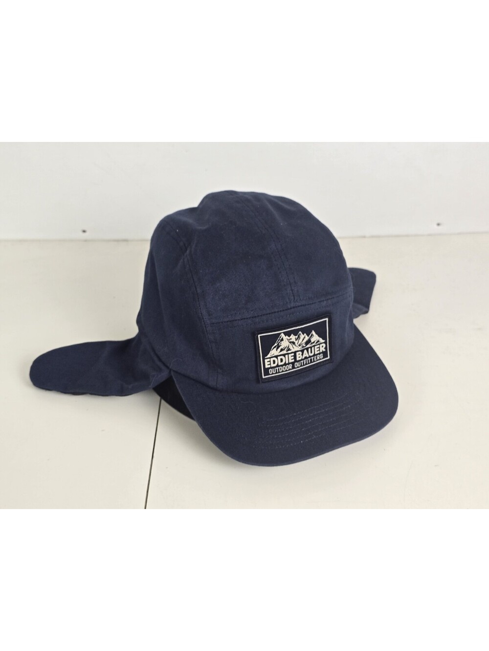 Eddie Bauer Hat Cap Blue Trapper Outdoor Trapper Hat Ear Flap Insulated One Size
